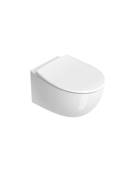 Catalano wall hung sanitary Italy 52 New Flush toilet, bidet and soft close cover seat 1BS52IT00