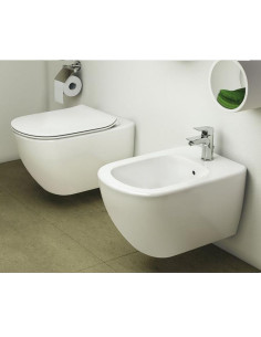 Ideal Standard Tesi WHITE SILK Toilet, Bidet, seat | Quaranta Ceramiche
