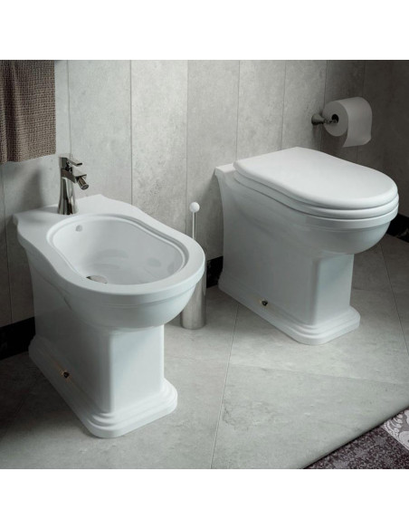 Flaminia Efi Back To Wall Toiler, bidet, seat EF117 Quaranta Ceramiche