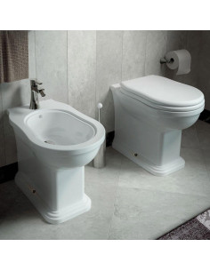 Flaminia Efi Plus wall wire sanitary ware bidet vase and slowed pot cover