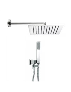 Bossini Quadro Tetis shower head plus Zen duplex 25x25