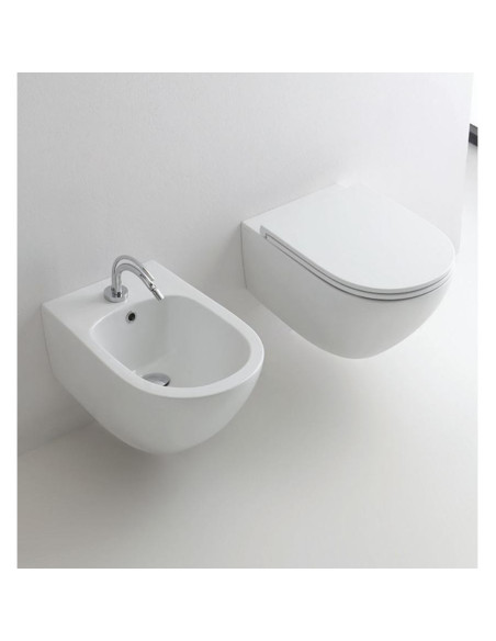 Kerasan Aquatech Norim toilet, bidet and seat | Quaranta Ceramiche