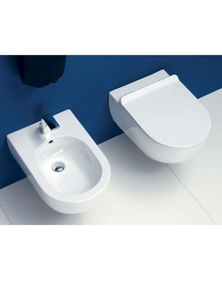 Flaminia MiniApp Wall hung Toilet pan, bidet and seat | Quaranta Ceramiche