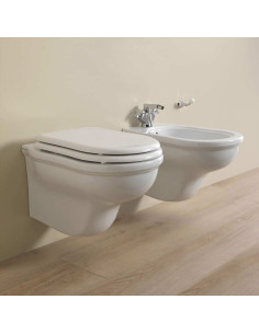 Flaminia Wall Hung Toilet, Bidet and seat EFI118 | Quaranta Ceramiche Srl