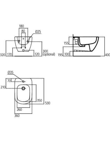 AVAILABLE Ideal Standard Tesi wall-hung sanitary ware, AquaBlade toilet, bidet, soft close seat