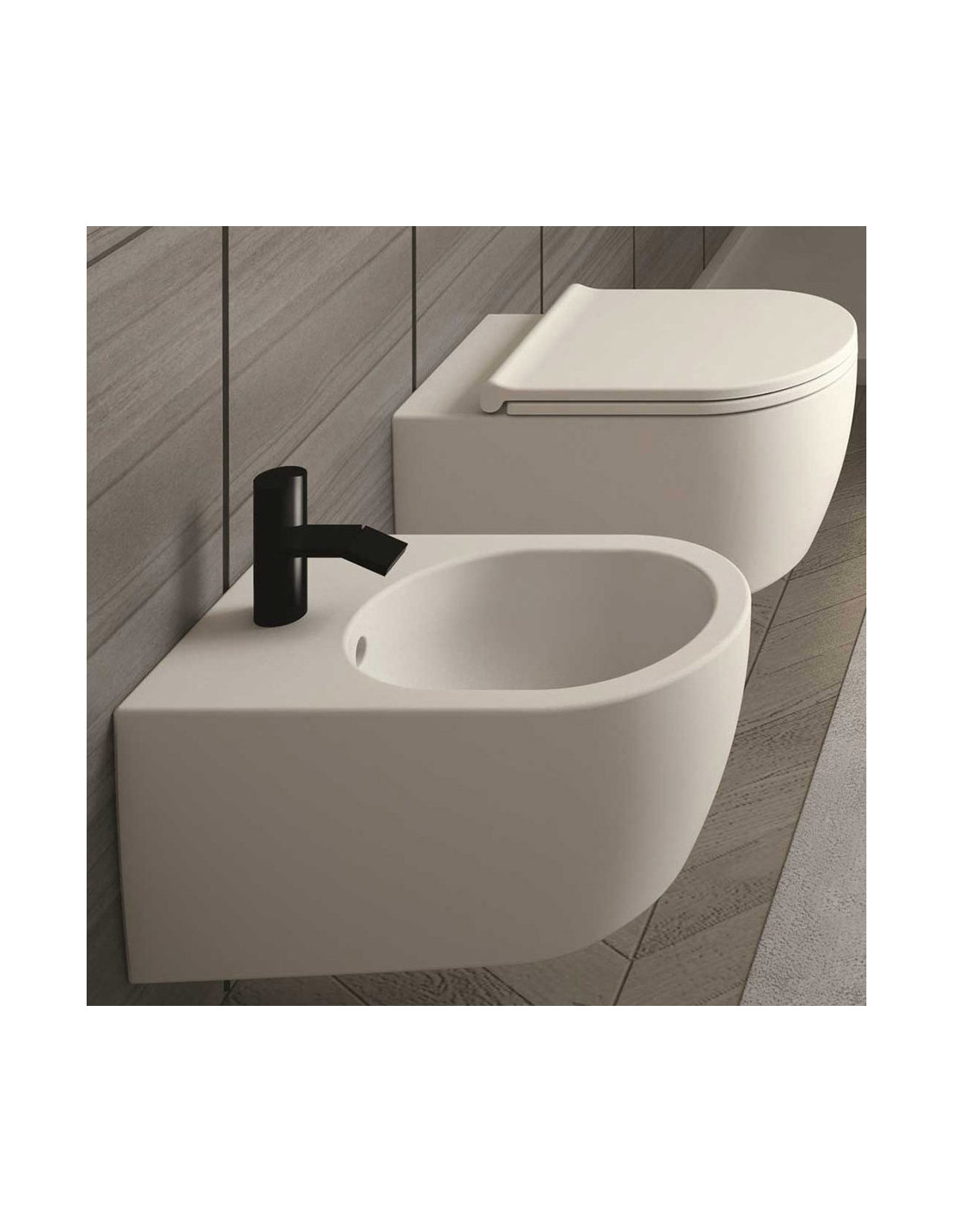 SMILE MINI  Wall-hung toilet Wall-hung ceramic toilet By Ceramica Cielo