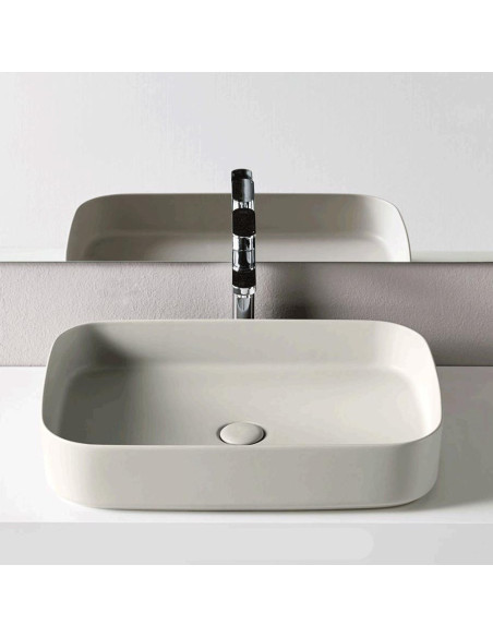 Cielo Shui Comfort countertop rectangular basin | Quaranta Ceramiche
