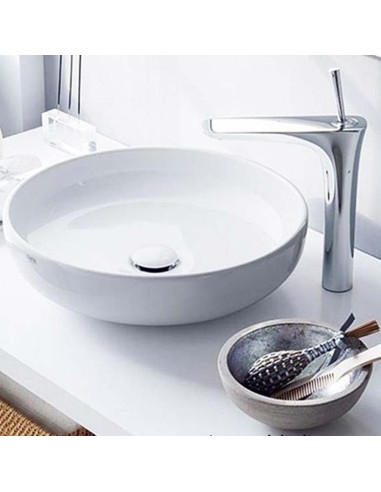 Cielo Shui countertop basin 45 cm talc