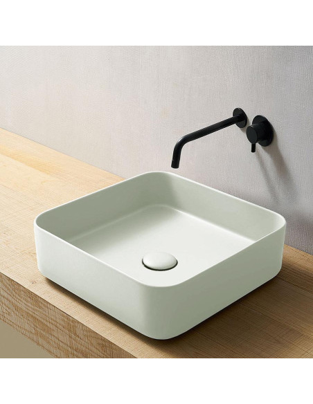 Cielo Shui Comfort countertop square basin | Quaranta Ceramiche