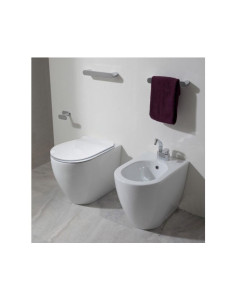 Flaminia Link Back to wall Toilet, Bidet and seat | Quaranta Ceramiche