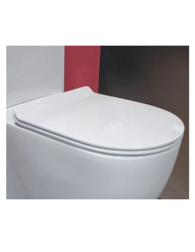 Flaminia Link Back to wall Toilet, Bidet and seat | Quaranta Ceramiche