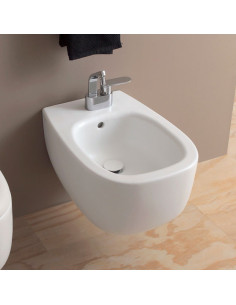 Flaminia Bonola bidet suspended monoforo glossy white
