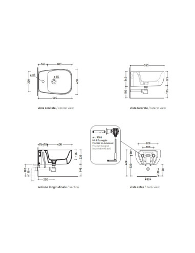 Flaminia Fluo bidet suspended