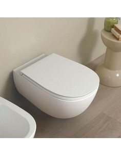Flaminia Io 2.0 wall hung Goclean toilet and seat | Quaranta Ceramiche