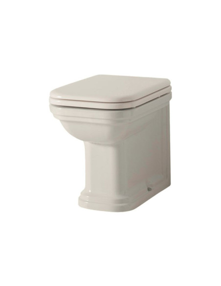 Kerasan Waldorf Back to wall Toilet with seat | Quaranta Ceramiche