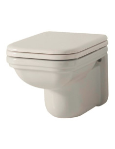 Kerasan Waldorf wall hung toilet pan with seat | Quaranta Ceramiche
