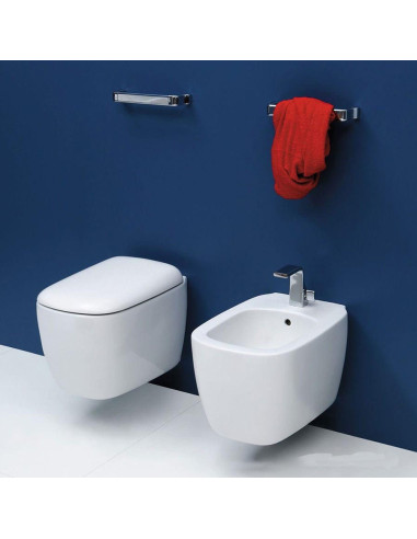 Flaminia Monò Wall Hung Toilet, bidet, seat | Quaranta Ceramiche