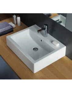 Flaminia Monò lavabo sospeso o da appoggio cm 64