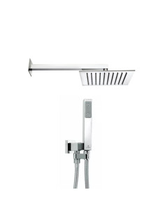 Bossini Quadro Tetis shower head plus Zen duplex 25x25