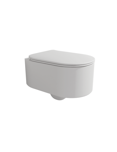 Flaminia Astra Latte Suspended Sanitary ware, goclean toilet, bidet and slim slow-motion toilet seat