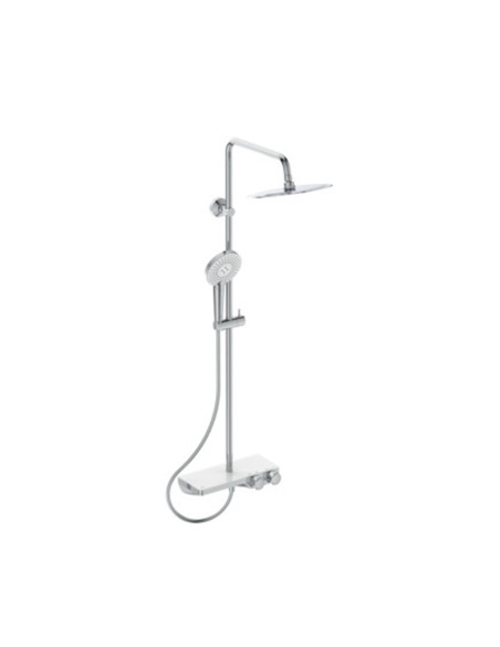 Ideal Standard Ceratherm S200 Colonna doccia soffione tondo con termostatico esterno doccia