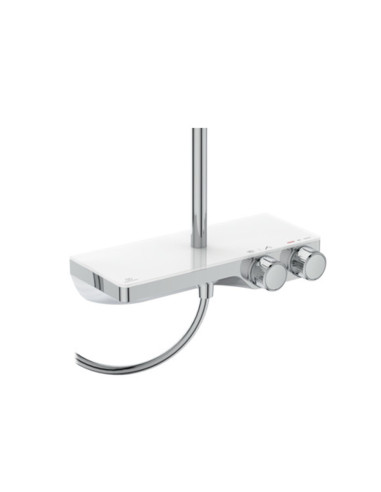 Ideal Standard Ceratherm S200 Colonna doccia soffione tondo con termostatico esterno doccia