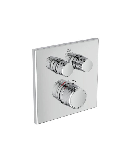 Ideal Standard Ceratherm Navigo Miscelatore termostatico quadrato a 2 vie