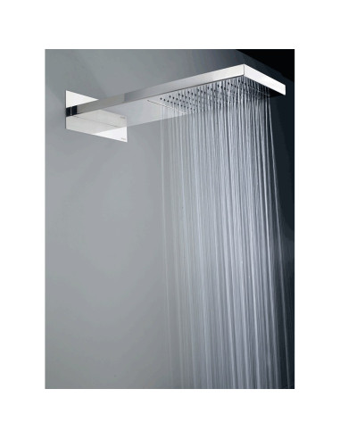 Bossini Manhattan 2 head shower with hand shower Flat One and hoses