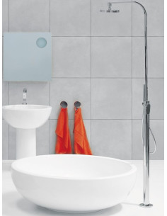 Flaminia One Free standing shower mixer with diverter