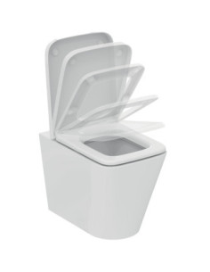 Ideal Standard Blend Cube AquaBlade back to wall toilet seat and soft close seat