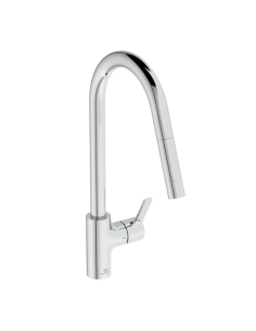 Ideal Standard Gusto single-lever kitchen mixer h 42 with pull-out spray