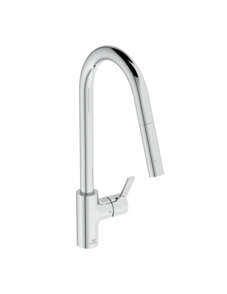 Ideal Standard Gusto single-lever kitchen mixer h 42 with pull-out spray