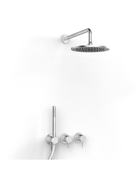 Zazzeri Z316 Stainless Steel AISI316 shower harm wit shower head, shower hand and shower mixer