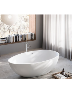 Karol Vasca freestanding Fiji White