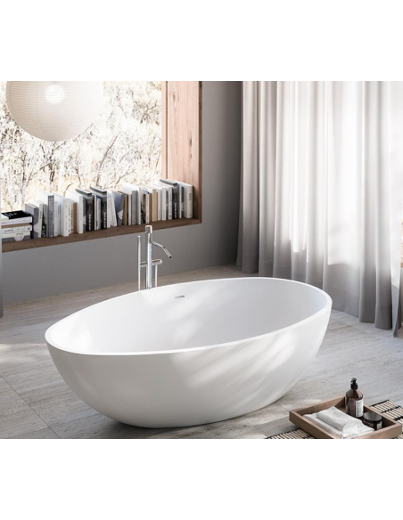 Karol Vasca freestanding Fiji White