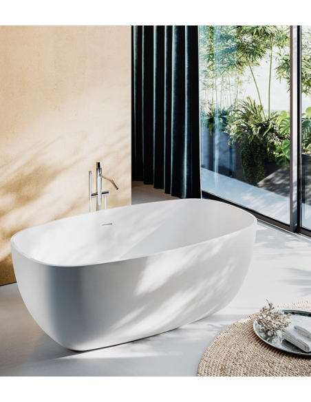 Karol Vasca freestanding Manila White