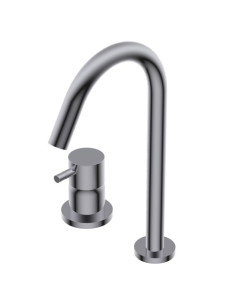 Ritmonio Diametro35 Above-counter basin mixer with adjustable spout