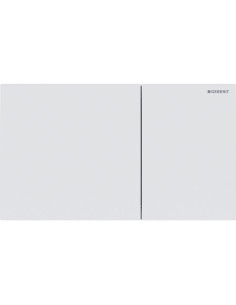 Geberit Sigma70 matt white stainless steel control plate