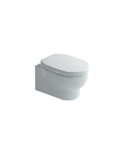 Galassia M2 mini wall-hung sanitary ware 46 cm, toilet, bidet and soft close toilet seat