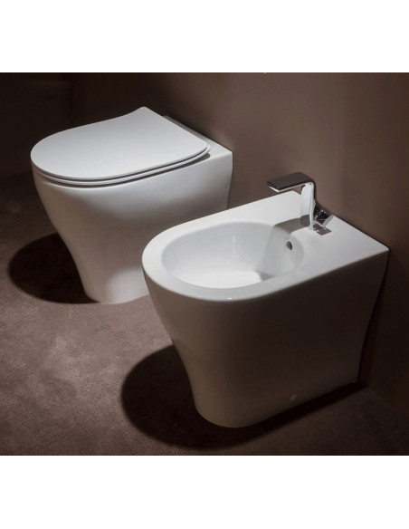 Ceramica Flaminia Spa App Plus back to wall Goclean toilet bowl bidet