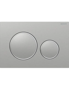 Geberit Sigma 20 control plate in stainless steel