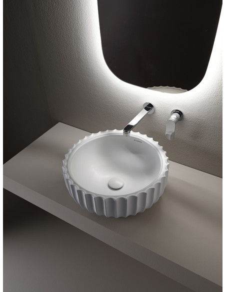 Flaminia Settecento countertop washbasin cm 44