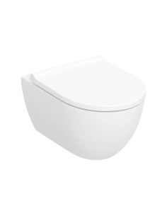 Geberit Acanto TurboFlush Wall-hung WC with Seat Cover