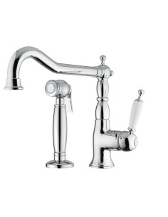 Bugnatese Oxford Sink Mixer with Separate Pull-Out Shower