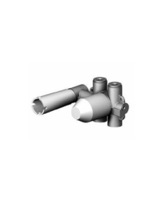 Zucchetti Helm Built-in part with single body brushed stainless steel