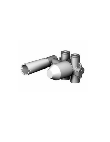 Zucchetti Helm Built-in part with single body brushed stainless steel