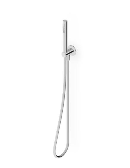 Zucchetti Octo Complete shower set with hand shower, duplex, and hose