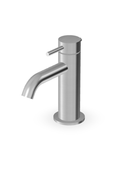 Zucchetti Helm Single-lever basin mixer brushed stainless steel
