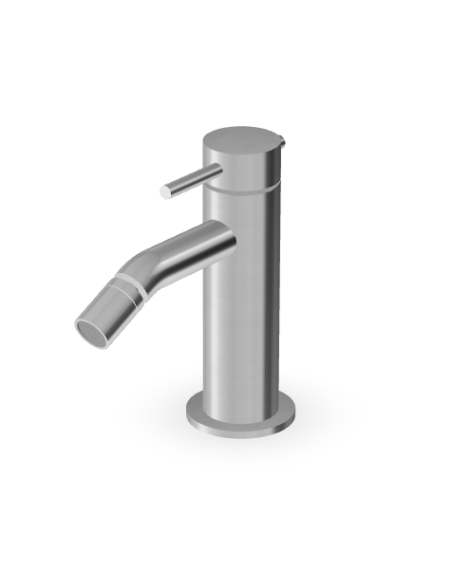 Zucchetti Helm Single-lever bidet mixer brushed stainless steel