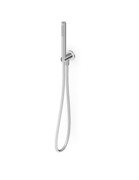 Zucchetti Helm Complete shower set with hand shower, duplex, and hose